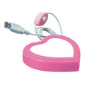 Heart shaped USB heater